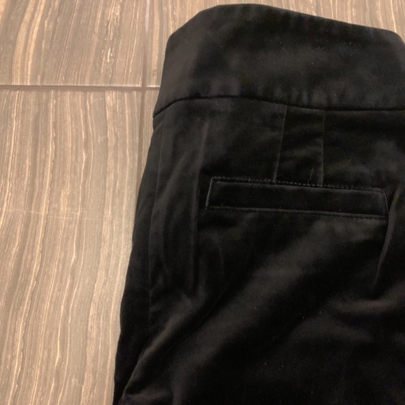 Banana Republic Black Velvet Pants - Picture 7 of 9